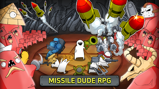 [VIP] Missile Dude RPG idle MOD APK 107 (Free Purchase) Android screenshot