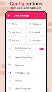Screenshot 7 for Love Launcher lovely launcher MOD APK 4.1 (Premium Unlocked) Android