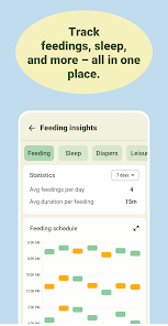 Baby tracker feeding sleep MOD APK 1.1.44 (Premium Unlocked) Android screenshot