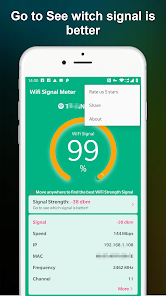 Screenshot 5 for WiFi Signal Strength Meter MOD APK 1.1.3 (Premium Unlocked) Android