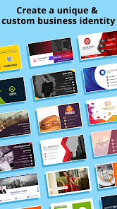 Business Card Maker MOD APK 49.0 (Premium Unlocked) Android screenshot