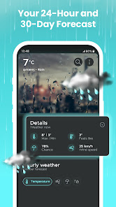 Screenshot 4 for Overdrop Weather Widgets MOD APK 2.0 (Premium Unlocked) Android