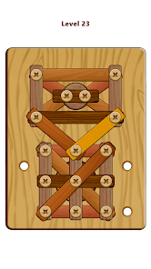 Wood Nuts Bolts Puzzle MOD APK 4.3 (Unlimited Money) Android screenshot