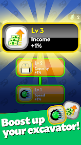 Fossil Dig MOD APK 0.9.7 (High Money Income) Android screenshot