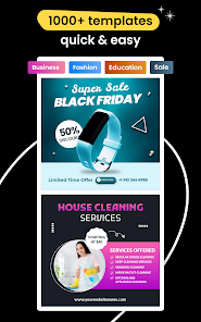 Screenshot 8 for Ad Maker Banner Maker MOD APK 38.0 (Premium Unlocked) Android