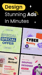 Ad Maker Banner Maker MOD APK 38.0 (Premium Unlocked) Android screenshot