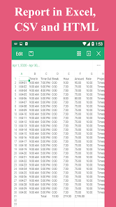 Screenshot 4 for Timesheet Work Hours Tracker MOD APK 13.8.5 (Premium Unlocked) Android