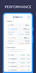 Screenshot 3 for Internet Speed Test SPEEDCHECK MOD APK 5.5.1 (Premium Unlock) Android