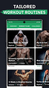 Screenshot 6 for Fitvate Gym Home Workout MOD APK 9.4 (Premium Unlocked) Android