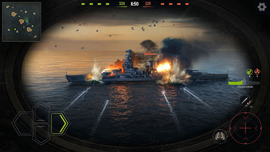 Screenshot 7 for Navy War Modern Battleship MOD APK 5.05.09 (No Skill CD) Android