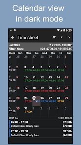 Screenshot 8 for Timesheet Work Hours Tracker MOD APK 13.8.5 (Premium Unlocked) Android