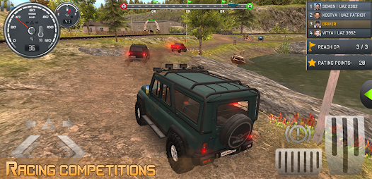 Screenshot 7 for Russian Car Driver UAZ HUNTER MOD APK 1.0.2 (Unlimited Money) Android
