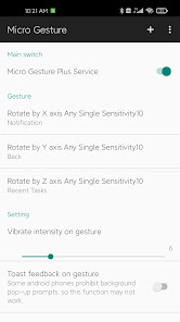 Micro Gesture MOD APK 5.7.7 (Premium Unlock) Android screenshot