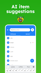 Screenshot 4 for Grocery Shopping List Listonic MOD APK 8.3.5 (Premium Unlocked) Android