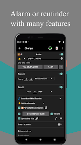 Alarm and pill reminder MOD APK v1.33 (Premium Unlocked) Android screenshot