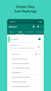 WhatsAuto Reply App MOD APK 2.95 (Premium Unlocked) Android screenshot