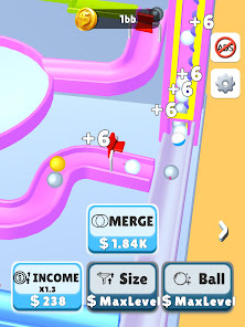 Screenshot 7 for Idle Orbital Marble MOD APK 1.3.4 (Unlimited Money) Android