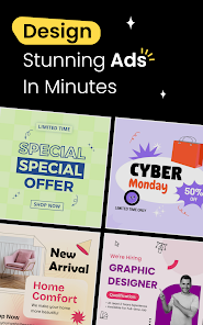 Screenshot 7 for Ad Maker Banner Maker MOD APK 38.0 (Premium Unlocked) Android