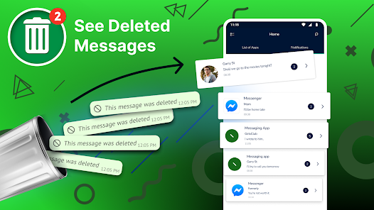 Screenshot 7 for Deleted Messages Recovery MOD APK 1.4.3 (Premium Unlocked) Android