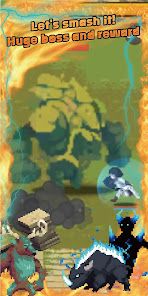 Screenshot 5 for SilverKnight IdleRPG MOD APK 1.1.07 (Free Purchase God Mode) Android