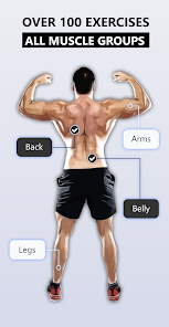 Screenshot 3 for Titan Home Workout Fitness MOD APK 3.7.2 (Premium Unlock) Android