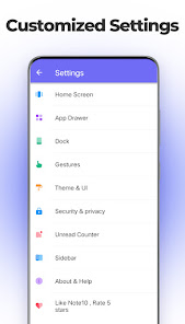 Screenshot 7 for Note Launcher Galaxy Note20 MOD APK 9.1 (Premium Unlocked) Android