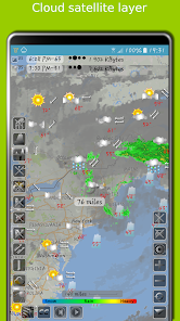 eMap HDF weather earthquake MOD APK 2.3.2 (AD-Free) Android screenshot