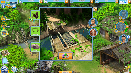 Screenshot 7 for Survivors Match 3 Lost Island MOD APK 1.15.1200 (Unlimited Diamonds) Android