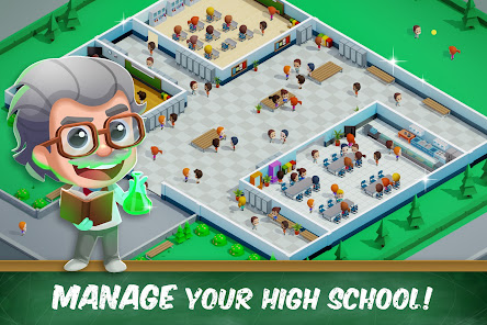 Screenshot 4 for Idle High School Tycoon MOD APK 1.19.0 (Unlimited Diamonds) Android