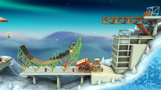 Screenshot 6 for Bridge Constructor Stunts APK 4.2 (Full Game) Android