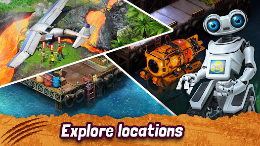 Screenshot 8 for Survivors Match 3 Lost Island MOD APK 1.15.1200 (Unlimited Diamonds) Android