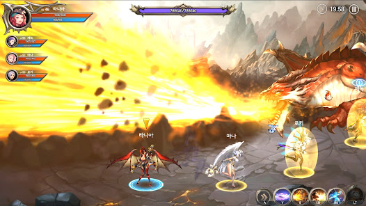 Screenshot 3 for Dragon Spear EX MOD APK 1.0.7 (Menu Immortal Unlimited coins) Android