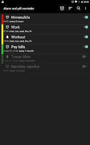 Screenshot 8 for Alarm and pill reminder MOD APK v1.33 (Premium Unlocked) Android