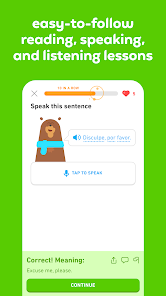 Screenshot 5 for Duolingo language lessons Mod APK 5.140.1 (Unlocked) Android