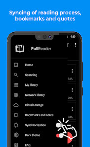 Screenshot 7 for FullReader e-book reader MOD APK 4.3.5 (Premium Unlocked) Android