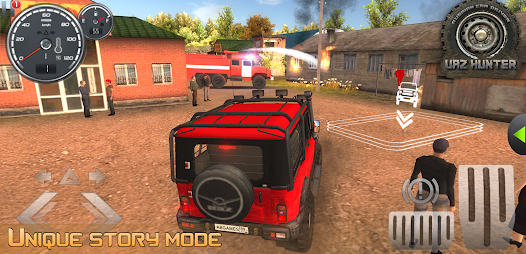 Screenshot 6 for Russian Car Driver UAZ HUNTER MOD APK 1.0.2 (Unlimited Money) Android