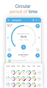 Screenshot 4 for Sectograph Day Time planner MOD APK 5.27.1 (Pro Unlocked) Android