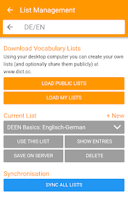 Screenshot 7 for dict.cc dictionary APK v12.0.8 (Full Paid) Android
