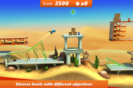 Screenshot 5 for Bridge Constructor Stunts APK 4.2 (Full Game) Android