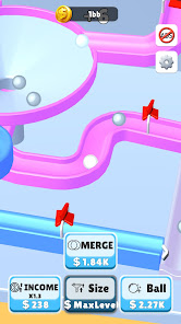 Idle Orbital Marble MOD APK 1.3.4 (Unlimited Money) Android screenshot