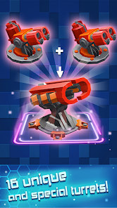 Screenshot 4 for Turret Merge Defense MOD APK 1.8.3 (Unlimited Money) Android