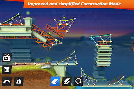 Screenshot 3 for Bridge Constructor Stunts APK 4.2 (Full Game) Android