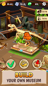 Screenshot 2 for Dino Quest 2 Dinosaur Fossil MOD APK 1.23.8 (Unlimited Money) Android