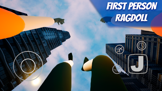 Screenshot 5 for 3D Ragdoll Parkour Adventure MOD APK 0.653 (Unlimited Money) Android