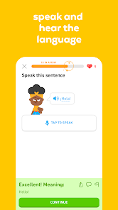 Screenshot 4 for Duolingo language lessons Mod APK 5.140.1 (Unlocked) Android