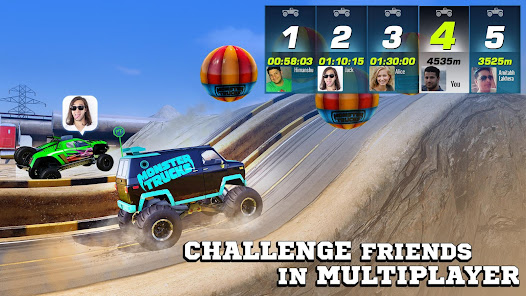 Monster Truck Xtreme Racing MOD APK 3.4.268 (Unlimited Gold) Android screenshot