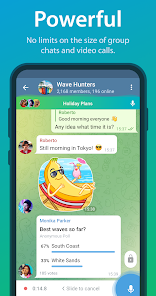 Telegram Mod APK 15.2 Android screenshot
