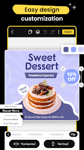 Screenshot 4 for Ad Maker Banner Maker MOD APK 38.0 (Premium Unlocked) Android