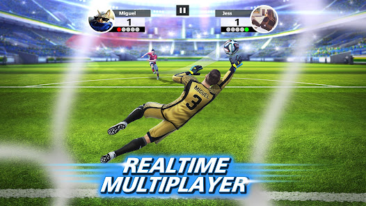Screenshot 2 for Football Strike Online Soccer APK 1.45.3 Andeoid
