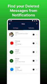Screenshot 6 for Deleted Messages Recovery MOD APK 1.4.3 (Premium Unlocked) Android